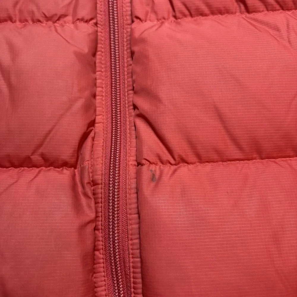 Vtg Patagonia Puffer Vest‎ Kids Large L Salmon Insulated Zip Pocket Outdoor